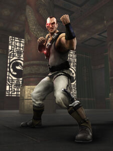 Kano's Render for MK: Shaolin Monks