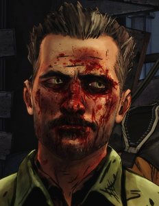 Randall after talking to Michonne while being held hostage at the Fairbanks' house.