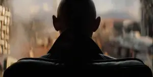 Cassandra Nova's backwards appearance in the Super Bowl 2024's Deadpool & Wolverine trailer.