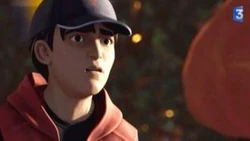 Gil in shock as the thugs begins to attack the group and attempting to kiss Liza.