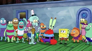 Mr. Krabs' rehabilitation. (first film)