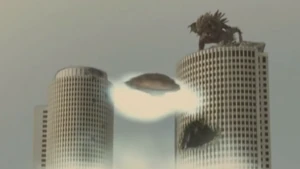 Zedus watching Toto flying to escape certain death.
