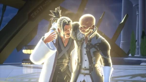 Master Xehanort passes away with Master Eraqus.