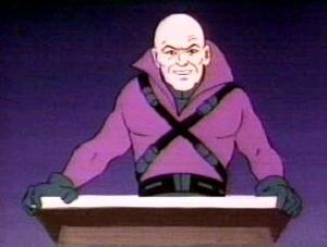 Lex Luthor as seen in Superfriends as the leader of the Legion of Doom.