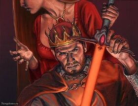 Stannis with Lightbringer