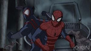 Ultimate Spider Man Return to the Spider-Verse Clip from part one