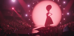 Scarlet as a giant shadow