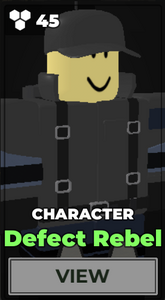 The blue version of the Rebel known as the Defect Rebel.