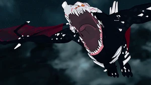 The Wyvern roars as it heads toward Beacon.