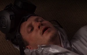 Steve lays dying telling Dexter he won't be able to stop Wormwood or Travis.