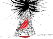 The Great One and Folly's beret on the ground.