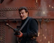 Leon with a Cobra assault cannon.