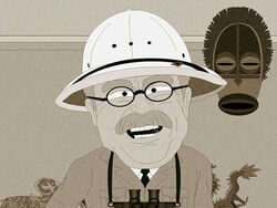 Sir William P. Phineas, founder of the Super Adventure Club.