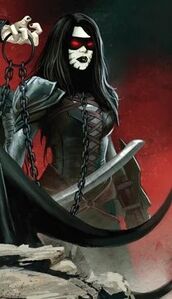 Deathbringer serving The Batman Who Laughs