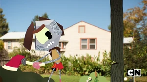 Rob attempts to kill Gumball and Darwin