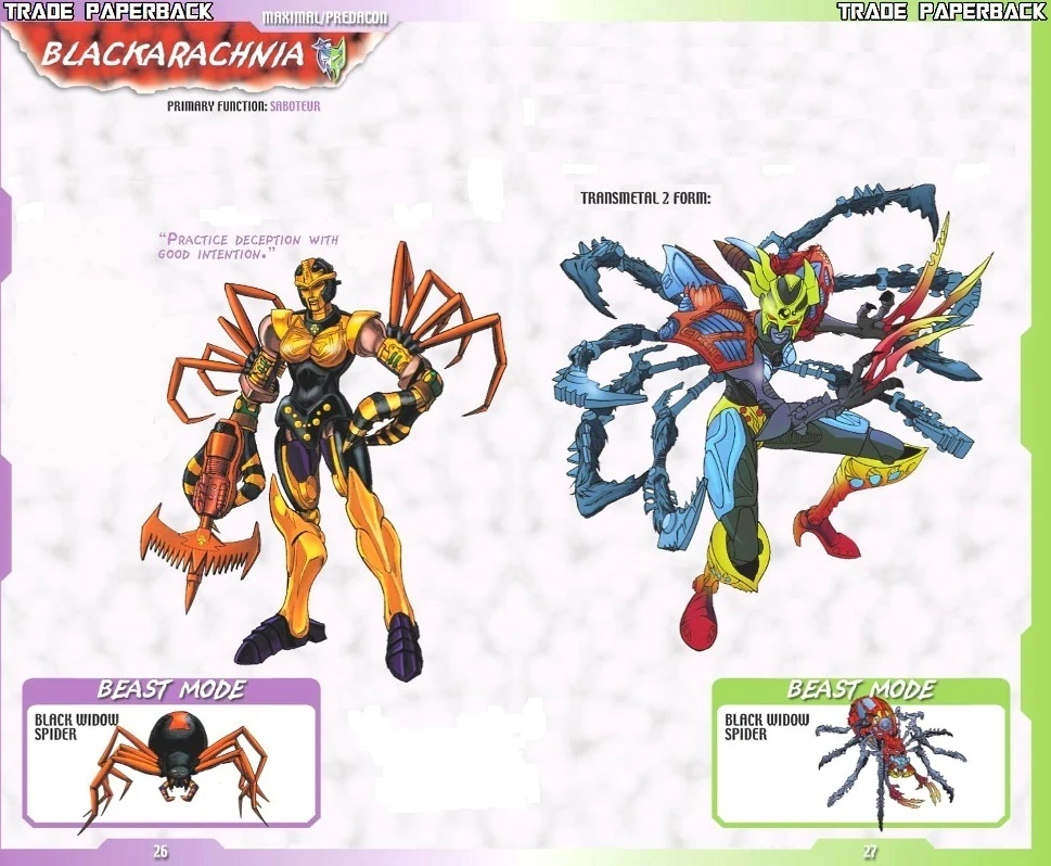 Blackarachnia (Beast Wars) Villains Wiki Fandom