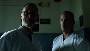 Buchinsky and Danzing about to kill Gerry Lang.