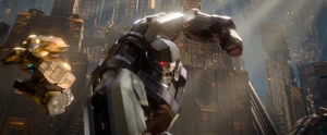Bumblebe-fights-Megatron.jpg (112 KB) But B head slams him.