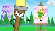 Paintbrush's painting of Cobs.