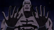 Daz just as he gets released by Crocodile from his cell in Impel Down.