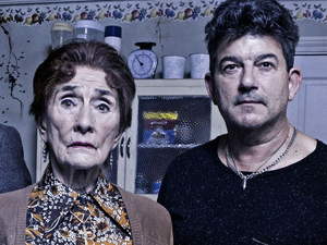 Nasty Nick with his beloved mother Dot Cotton, also his polar opposite.