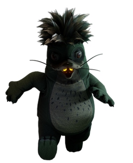 Green Hedgehog Huggie