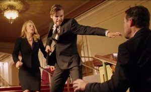 MachinAttacksGuard.png (727 KB) Machin, disguised as Danforth's bodyguard, attacks the security.