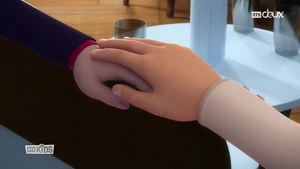 Gabriel showing gratitude towards Nathalie.