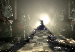 The Hatter's tea party.