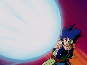 Bardock kills Toolo with a Full Power Energy Wave