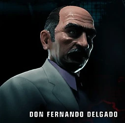 Fernando Delgado as seen in the mission loading screen.