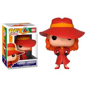 Carmen Sandiego's Funko Pop.