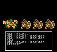 The battle against Kandar, as he was known in Dragon Warrior III