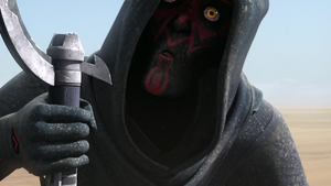 Maul does not want to die in the desert, and vows to draw Kenobi out of hiding.
