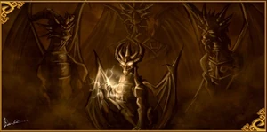 Malefor was taught how to masterly harness the elements by the Dragon Elders, which would lead to his eventual corruption.