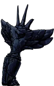 La statua dello Splendore in cima alla Corona di Nidosacro.