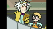 Dr Two Brains tells Tobey he has city school crush on Wordgirl