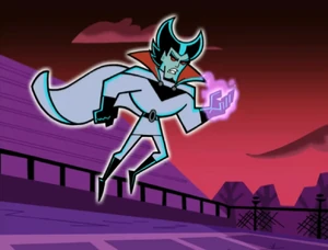 Vlad helps Danny fight off the skeleton army.