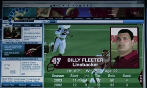 Billy Fleeter's college football record.