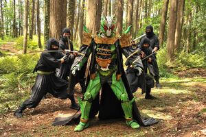 Kamen Rider Zonjis and Ninjas