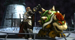 Ganondorf and Bowser on a Subspace Gunship.