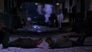 Rig and Charlie spotted by the police