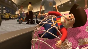 ToyStory2 StinkyPeteBag.png (532 KB) Stinky Pete placed on Amy's backpack.