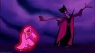 "Read my lips and come to grips with reality!" Jafar singing.