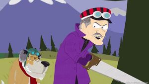 Dick Dastardly and Muttley in South Park.