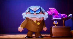 Poopypants mad when the crowd is focusing on laughing instead of applause.