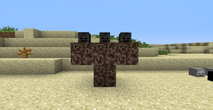 How a Wither should be spawned in Minecraft.