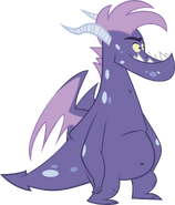 My little pony purple dragon hot sale