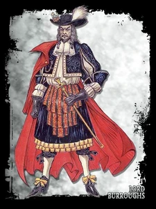 Concept art of Darcy Burroughs.