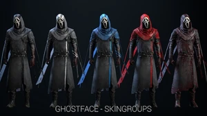 Ghostface's outfits.